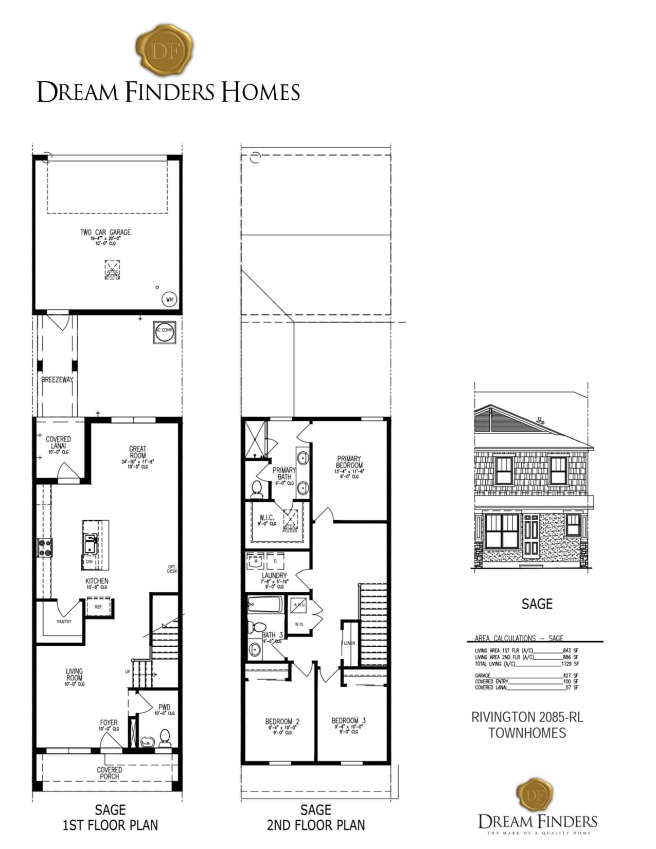 2-car garage townhouse for sale in DeBary, FL.