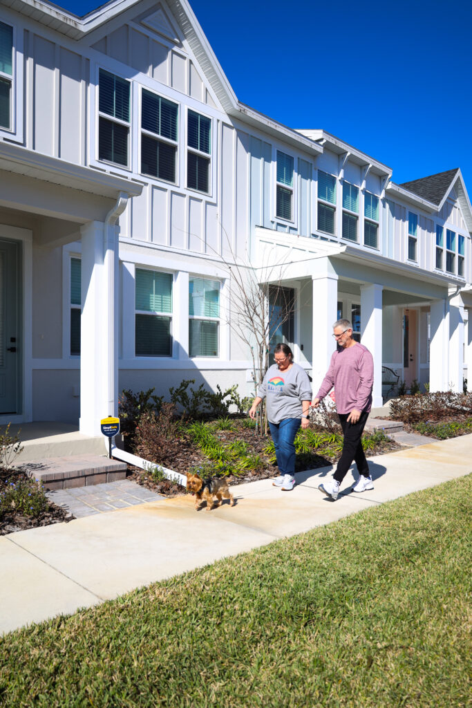 Ryan Homes Allegro couple walking in rivington